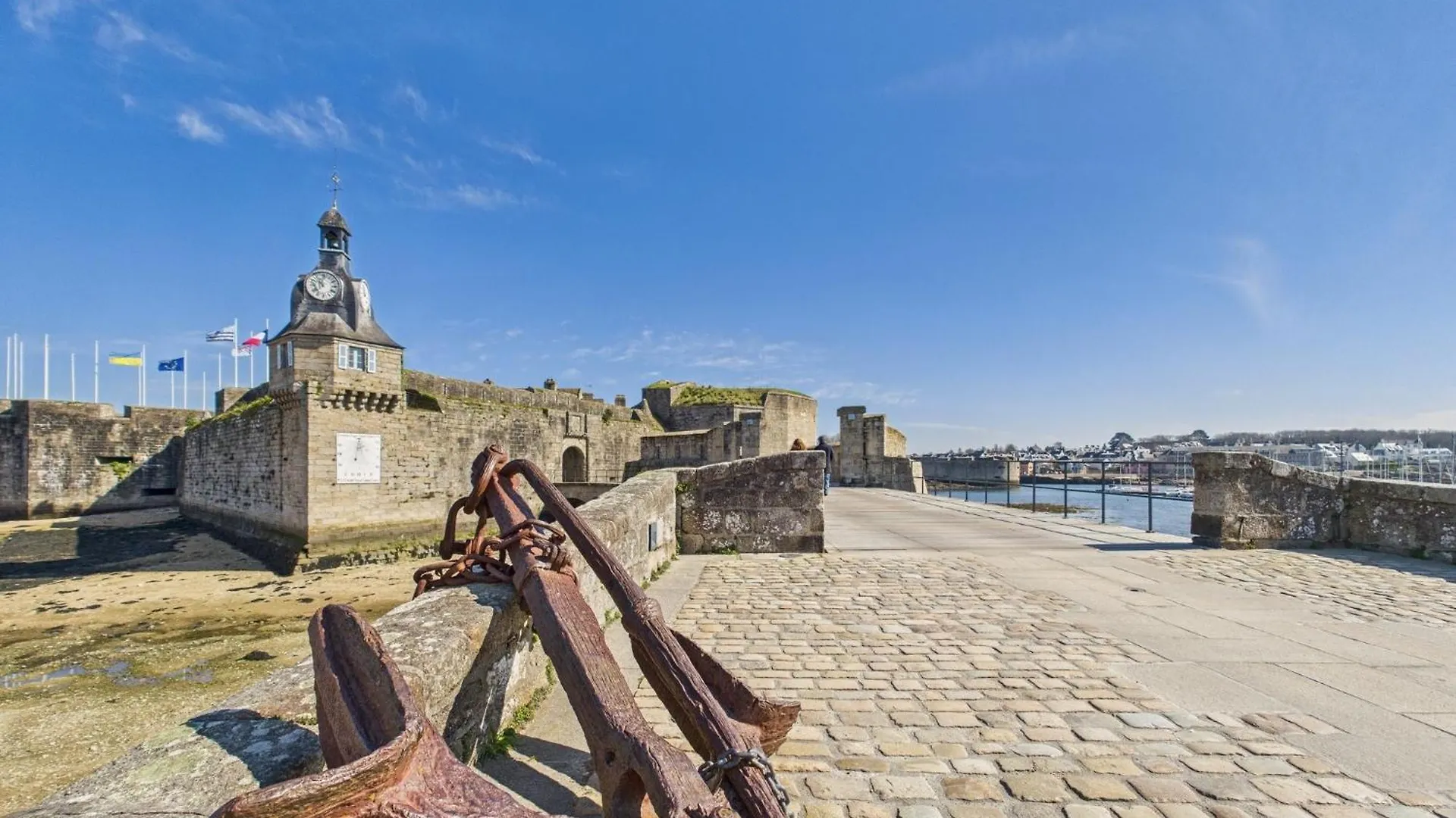 -Ocean- Studio Renove Avec Parking Et Vue Mer Concarneau Francie