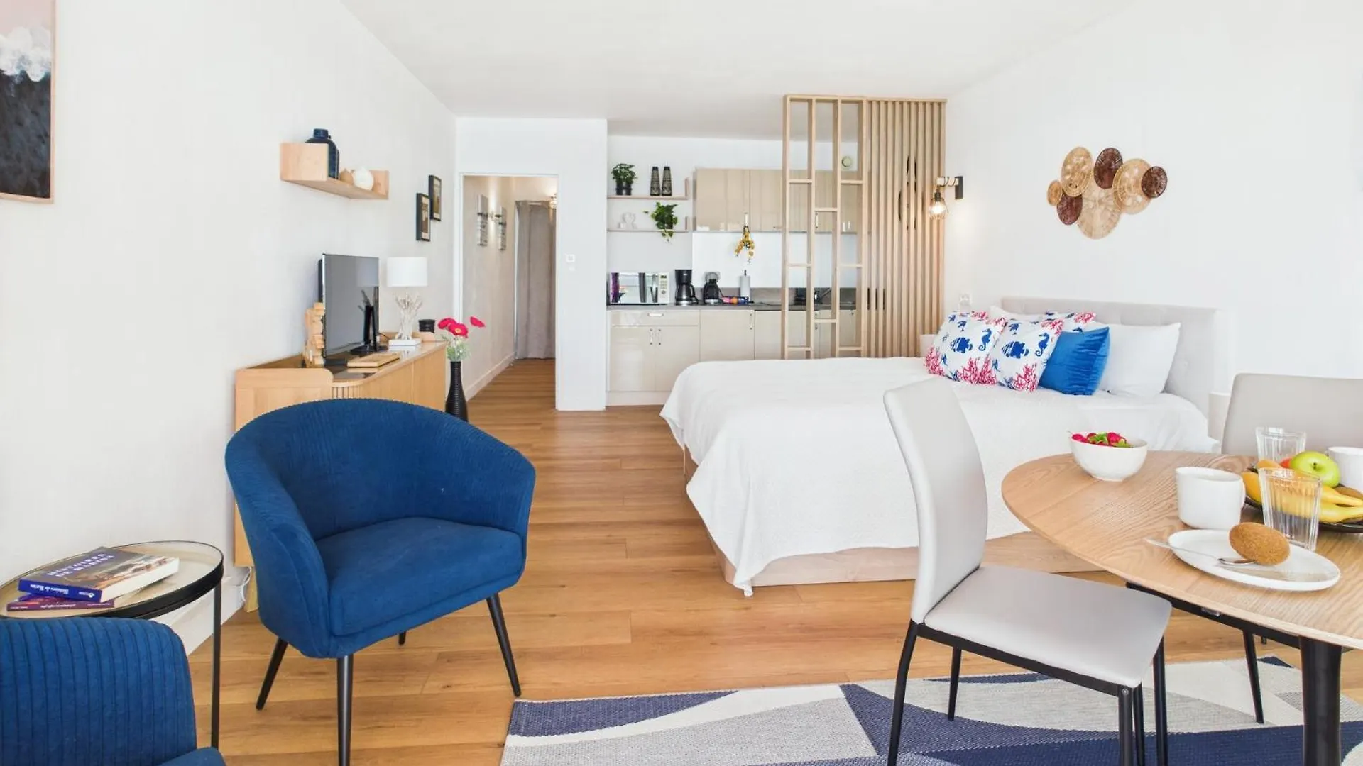 Apartmán -Ocean- Studio Renove Avec Parking Et Vue Mer Concarneau Francie